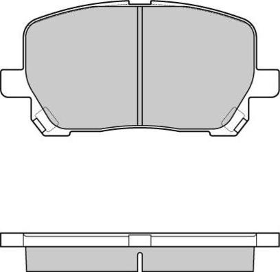 E.T.F. 12-1127 - Тормозные колодки, дисковые, комплект autospares.lv