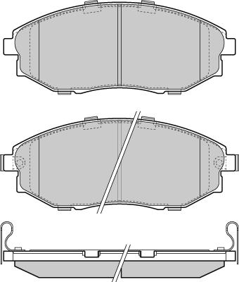 FTE 9001712 - Тормозные колодки, дисковые, комплект autospares.lv