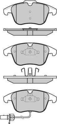 E.T.F. 12-1348 - Тормозные колодки, дисковые, комплект autospares.lv