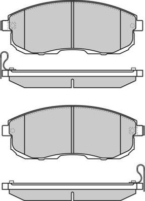 E.T.F. 12-1342 - Тормозные колодки, дисковые, комплект autospares.lv