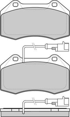 E.T.F. 12-1354 - Тормозные колодки, дисковые, комплект autospares.lv