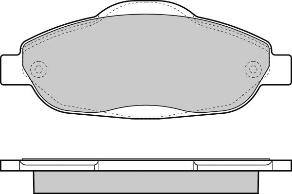 E.T.F. 12-1364 - Тормозные колодки, дисковые, комплект autospares.lv