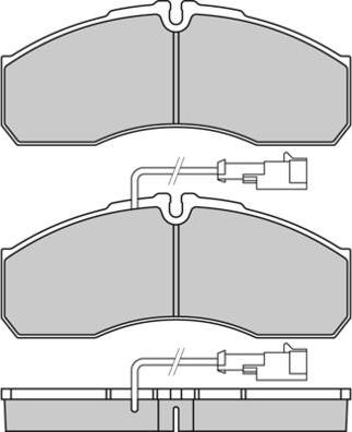 Valeo 9500069 - Тормозные колодки, дисковые, комплект autospares.lv