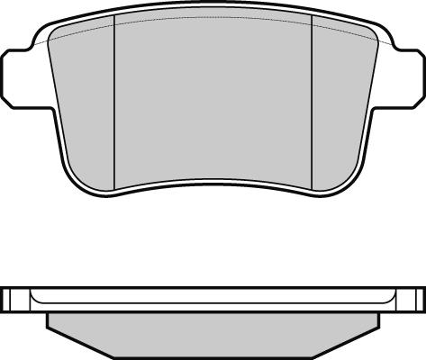 Starline BD S514P - Тормозные колодки, дисковые, комплект autospares.lv