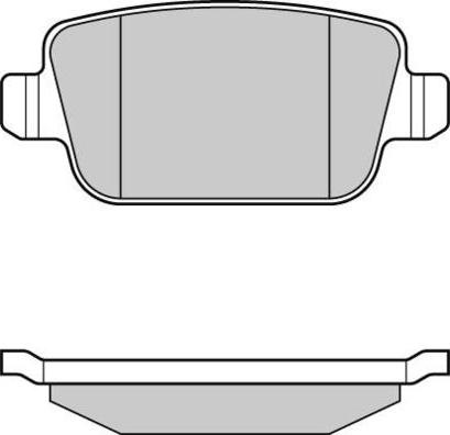 E.T.F. 12-1300 - Тормозные колодки, дисковые, комплект autospares.lv