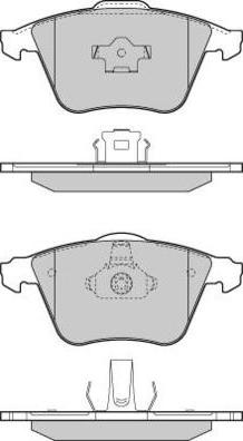 E.T.F. 12-1301 - Тормозные колодки, дисковые, комплект autospares.lv