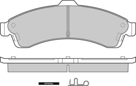 E.T.F. 12-1308 - Тормозные колодки, дисковые, комплект autospares.lv