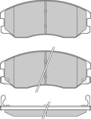 E.T.F. 12-1303 - Тормозные колодки, дисковые, комплект autospares.lv