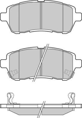 Triscan 40T1778 - Тормозные колодки, дисковые, комплект autospares.lv