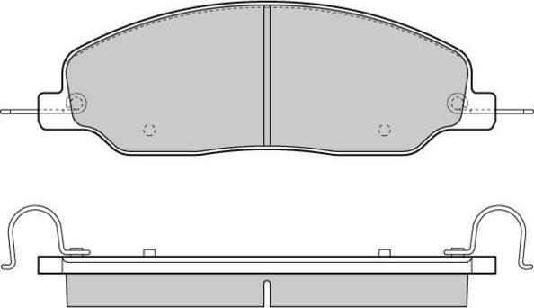 E.T.F. 12-1312 - Тормозные колодки, дисковые, комплект autospares.lv