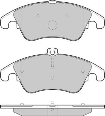 E.T.F. 12-1317 - Тормозные колодки, дисковые, комплект autospares.lv