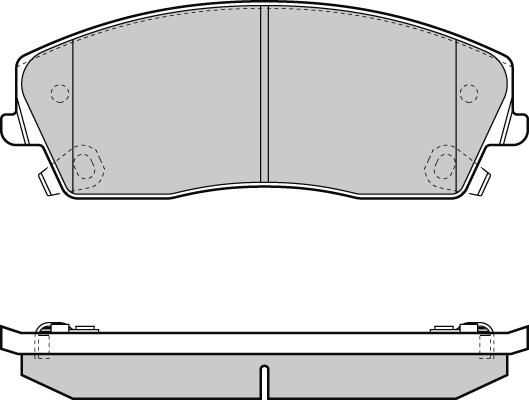 E.T.F. 12-1389 - Тормозные колодки, дисковые, комплект autospares.lv