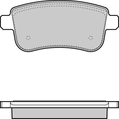 FORD 440604694R - Тормозные колодки, дисковые, комплект autospares.lv