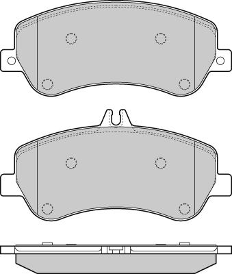 E.T.F. 12-1385 - Тормозные колодки, дисковые, комплект autospares.lv