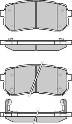 E.T.F. 12-1337 - Тормозные колодки, дисковые, комплект autospares.lv