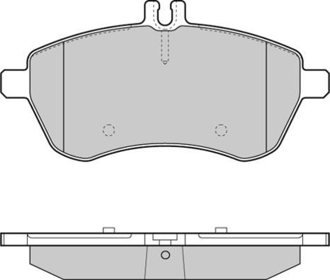 E.T.F. 12-1327 - Тормозные колодки, дисковые, комплект autospares.lv