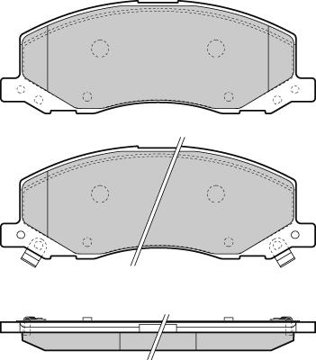 E.T.F. 12-1378 - Тормозные колодки, дисковые, комплект autospares.lv