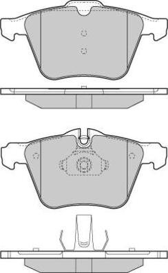 E.T.F. 12-1299 - Тормозные колодки, дисковые, комплект autospares.lv