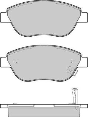 E.T.F. 12-1295 - Тормозные колодки, дисковые, комплект autospares.lv