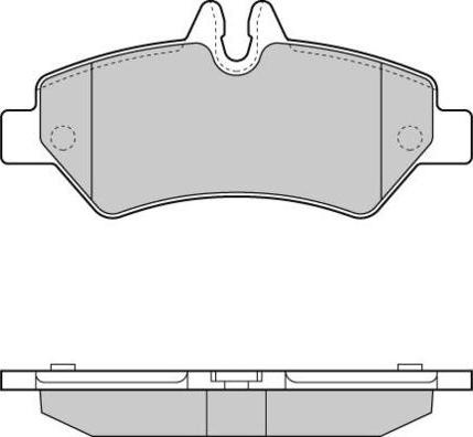 E.T.F. 12-1293 - Тормозные колодки, дисковые, комплект autospares.lv