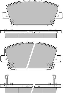 E.T.F. 12-1245 - Тормозные колодки, дисковые, комплект autospares.lv