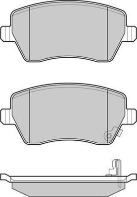 E.T.F. 12-1248 - Тормозные колодки, дисковые, комплект autospares.lv