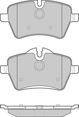 E.T.F. 12-1247 - Тормозные колодки, дисковые, комплект autospares.lv