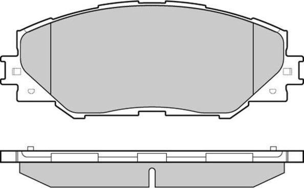 Pemebla JAPPA-230AF - Тормозные колодки, дисковые, комплект autospares.lv