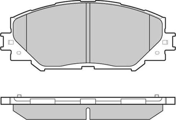 E.T.F. 12-1251 - Тормозные колодки, дисковые, комплект autospares.lv