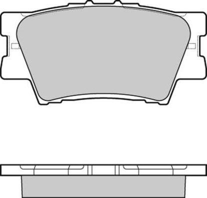 E.T.F. 12-1252 - Тормозные колодки, дисковые, комплект autospares.lv