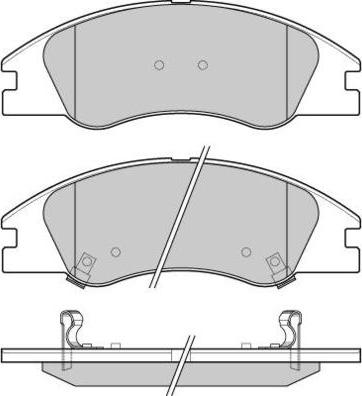 E.T.F. 12-1200 - Тормозные колодки, дисковые, комплект autospares.lv