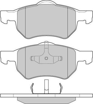 E.T.F. 12-1219 - Тормозные колодки, дисковые, комплект autospares.lv