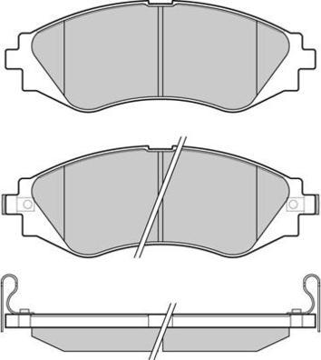 E.T.F. 12-1234 - Тормозные колодки, дисковые, комплект autospares.lv