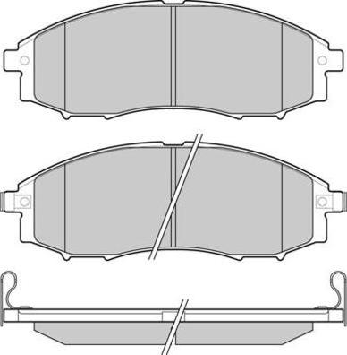 E.T.F. 12-1230 - Тормозные колодки, дисковые, комплект autospares.lv