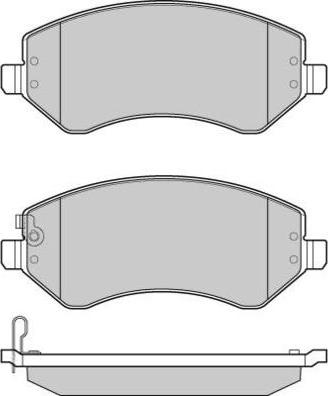 E.T.F. 12-1221 - Тормозные колодки, дисковые, комплект autospares.lv