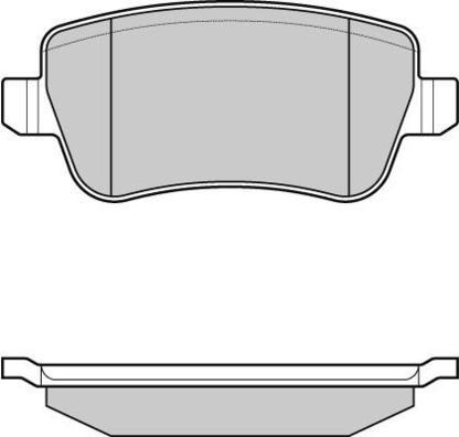 E.T.F. 12-1227 - Тормозные колодки, дисковые, комплект autospares.lv