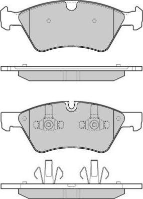 E.T.F. 12-1279 - Тормозные колодки, дисковые, комплект autospares.lv