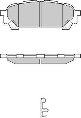 E.T.F. 12-1270 - Тормозные колодки, дисковые, комплект autospares.lv