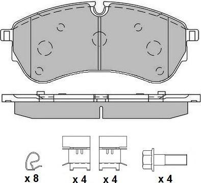 CAR PNT6602K - Тормозные колодки, дисковые, комплект autospares.lv