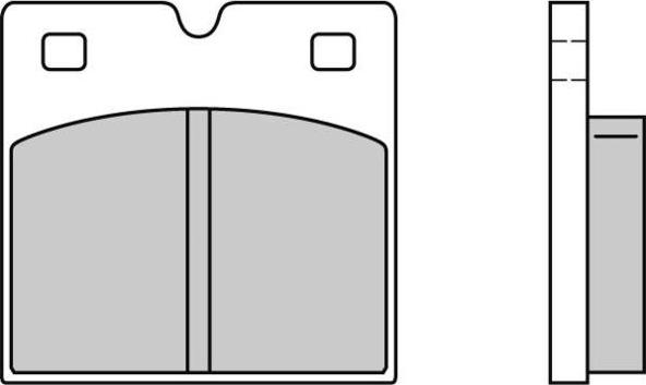 E.T.F. 12-1752 - Тормозные колодки, дисковые, комплект autospares.lv