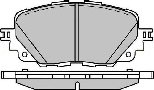 ATE 604891 - Тормозные колодки, дисковые, комплект autospares.lv