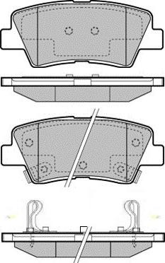 E.T.F. 12-1780 - Тормозные колодки, дисковые, комплект autospares.lv