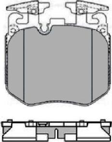 E.T.F. 12-1739 - Тормозные колодки, дисковые, комплект autospares.lv