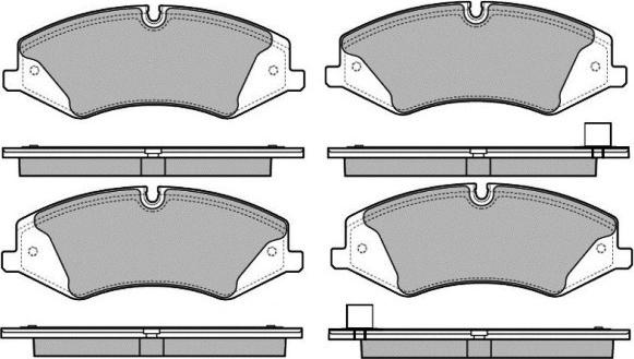 E.T.F. 12-1735 - Тормозные колодки, дисковые, комплект autospares.lv