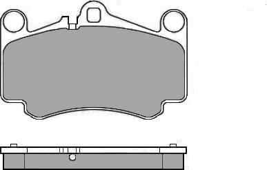 Metzger 98100 - Тормозные колодки, дисковые, комплект autospares.lv