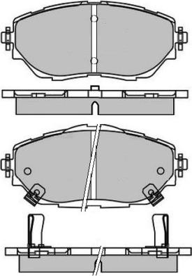 Jurid 573884D - Тормозные колодки, дисковые, комплект autospares.lv