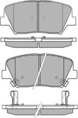 Remsa BPA1412.02 - Тормозные колодки, дисковые, комплект autospares.lv