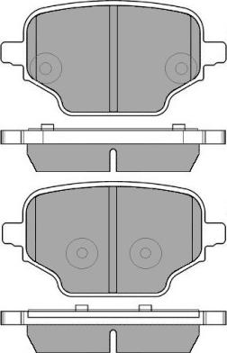 E.T.F. 12-1777 - Тормозные колодки, дисковые, комплект autospares.lv