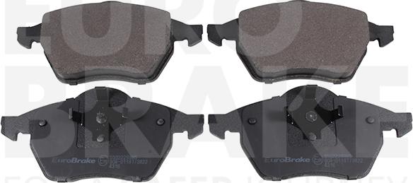 Eurobrake 5502229985 - Тормозные колодки, дисковые, комплект autospares.lv