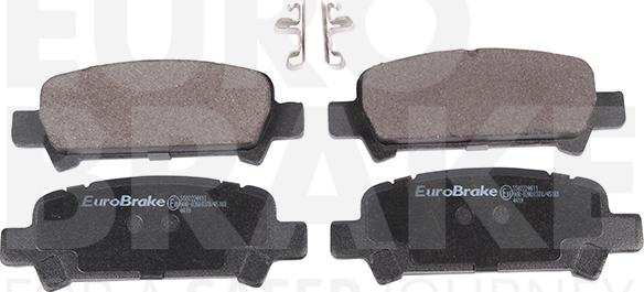 Eurobrake 5502224411 - Тормозные колодки, дисковые, комплект autospares.lv